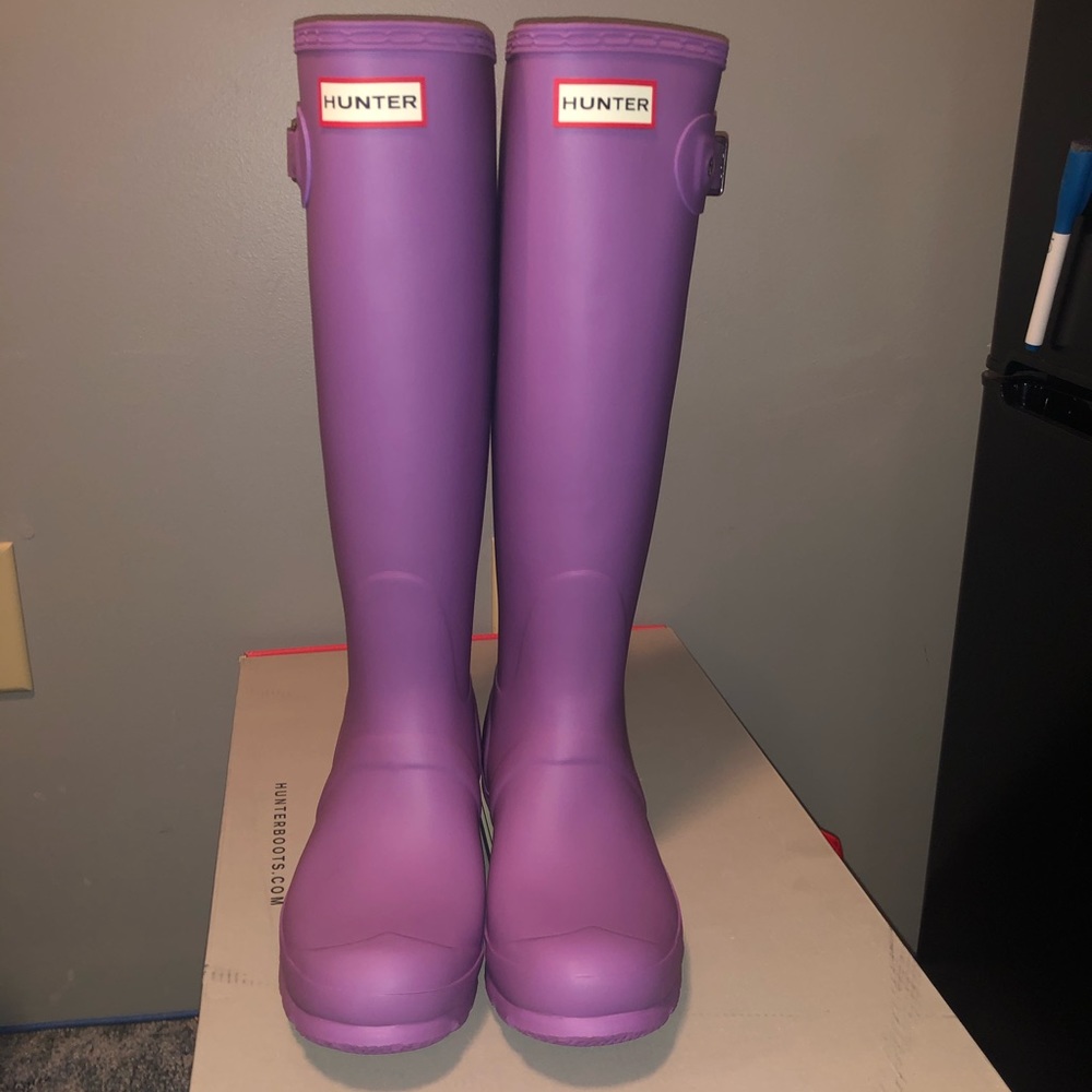 New Hunter Original Tall Thistle Rainboots - Picture 2 of 6